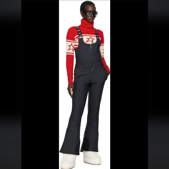 💥 Perfect Moment Chopper Turtleneck Sweater Perfect Moment Piste Stars Red - Picture 12 of 13